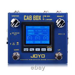 JOYO Guitar Multi-Effects Processor Pedal Amp Modeling IR Loading Rhythm Tuner