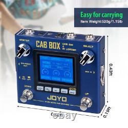 JOYO Guitar Multi-Effects Processor Pedal Amp Modeling IR Loading Rhythm Tuner