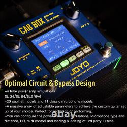 JOYO Guitar Multi-Effects Processor Pedal Amp Modeling IR Loading Rhythm Tuner