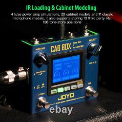 JOYO Guitar Multi-Effects Processor Pedal Amp Modeling IR Loading Rhythm Tuner