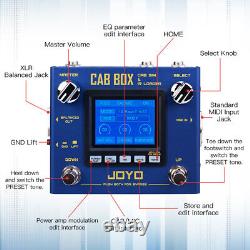 JOYO Guitar Multi-Effects Processor Pedal Amp Modeling IR Loading Rhythm Tuner