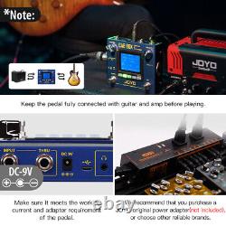 JOYO Guitar Multi-Effects Processor Pedal Amp Modeling IR Loading Rhythm Tuner