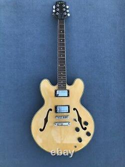 Jay Turser Semi-Hollow Electric Guitar In Natural Color