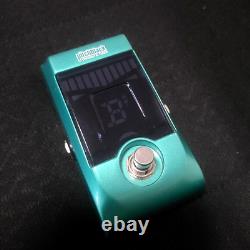 KORG 50th Anniversary Pedal tuner for guitar/bass pitchblack green metallic