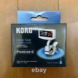 KORG AW 4G WH Clip Tuner for Guitar Bass
