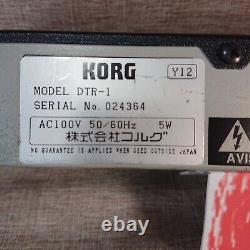 KORG DTR-1 Rack Mount Chromatic Digital Tuner Serial No. 024364 Working tested