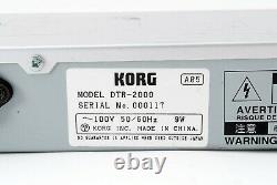 KORG DTR-2000 Rack Mount Chromatic Digital Tuner Excellent From Japan Tested