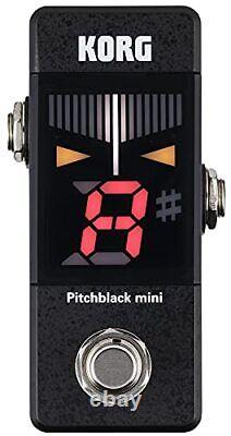KORG Guitar/Bass Pedal Tuner Pitchblack Mini PB-MINI Compact True Bypass