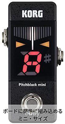 KORG Guitar/Bass Pedal Tuner Pitchblack Mini PB-MINI Compact True Bypass
