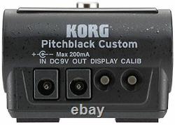 KORG Guitar pedal tuner PB-CS PBCS Pitchblack Custom Black Audio equipment NEW
