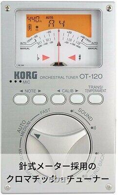 KORG OT-120 ORCHESTRAL INSTRUMENTS TUNER withSoft Case New From Japan