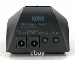 KORG PB-AD Pitch-black Advance Pedal Tuner PBAD USED In Good Working Condition