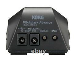 KORG PB-AD Pitchblack Advance Pedal Tuner New Free Shipping
