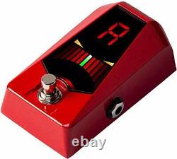 KORG PB-AD RD Pedal Tuner for Guitar / Bass Pitchblack Advance RD Sparkle Red