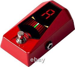 KORG PB-AD RD Pitchblack Advance RD Pedal Tuner for Guitar/Bass Red from Japan