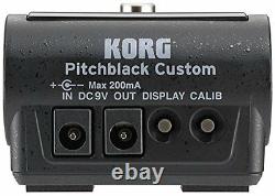 KORG PB-CS Pitchblack Custom PEDAL TUNER 3D visual meter