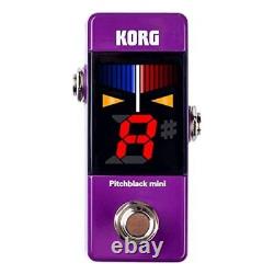 KORG PB-MINI PU pitchblack mini Pedal Tuner Limited Color Purple with Tracking NEW