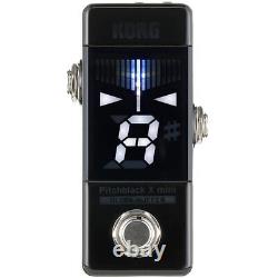 KORG PB-X-MINI Guitar Bass Pedal Tuner, Pitchblack X Mini