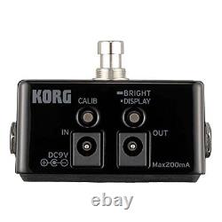 KORG PITCHBLACK X Guitar/Bass Chromatic Pedal Tuner New