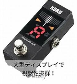 KORG / Pedal Tuner for Guitar and Bass / Pitchblack mini PB-MINI / Compact