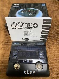 KORG Pitchblack+ CHROMATIC ADVANCED Ultra precision PEDAL TUNER Japan used