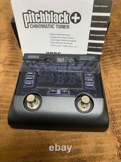 KORG Pitchblack+ CHROMATIC ADVANCED Ultra precision PEDAL TUNER Japan used