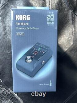 KORG Pitchblack Chromatic Pedal Tuner PB-01 New