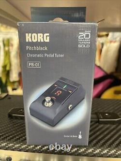 KORG Pitchblack Chromatic Pedal Tuner PB-01 New