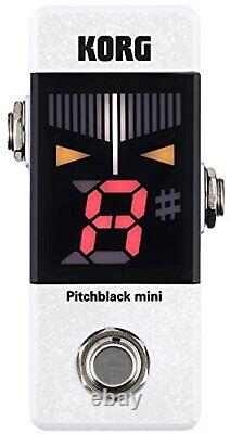 KORG Pitchblack Mini Limited Edition Pedal Tuner White PB-MINI-WH F/S withTrack#