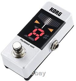 KORG Pitchblack Mini Limited Edition Pedal Tuner White PB-MINI-WH F/S withTrack#