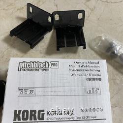 KORG Pitchblack Pro PB05 Rack Mount Tuner Guitar Bass Supply With Box Black