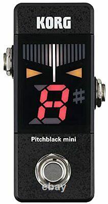 KORG Pitchblack mini Pedal Chromatic Tuner for Guitar PB-MINI Compact Japan