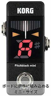 KORG Pitchblack mini Pedal Chromatic Tuner for Guitar PB-MINI Compact Japan