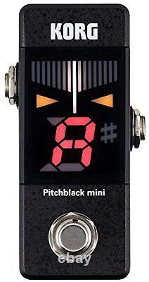 KORG Small Pedal Type Tuner Pitchblack mini Free Ship withTracking# New from Japan