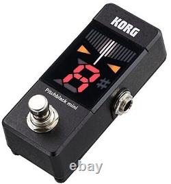 KORG Small Pedal Type Tuner Pitchblack mini Free Ship withTracking# New from Japan