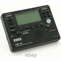 KORG TMR-50 BK Tuner Metronome Recorder Black from Japan TUTMR50BK DHL NEW