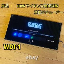 KORG WDT-1 Wall-mounted tuner with wireless function, black, operation confirmed