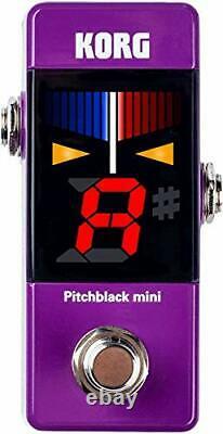 KORG guitar / bass pedal tuner Pitchblack mini PU Purple PB-MINI PU