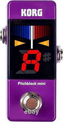 KORG guitar / bass pedal tuner Pitchblack mini PU Purple PB-MINI PU New