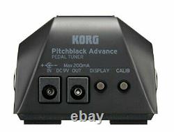 KORG pedal tuner Pitchblack Advance pitch black Advance PB-AD