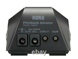 KORG pedal tuner Pitchblack Advance pitch black Advance PB-AD with Tracking