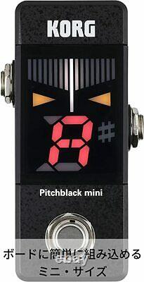 KORG small pedal tuner Pitchblack mini pitch black mini PB-MINI