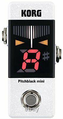 KORG small pedal tuner Pitchblack mini pitch black mini PB-MINI-WH White