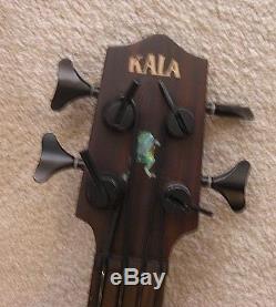 Kala UBASS Fretless Spruce Top withGig Bag, Tuner, & Coiled Cord