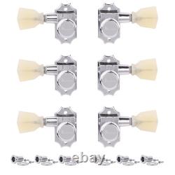 Kluson 3+3 Locking Revolution Series G-Mount Tuners Pearloid Keystone