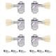Kluson 3+3 Locking Revolution Series G-Mount Tuners Pearloid Keystone