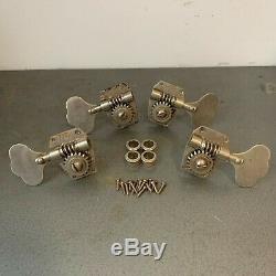 Kluson 538 Bass Tuners 1960's Chrome for Gibson Epiphone Rickenbacker Guild