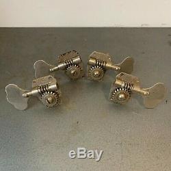 Kluson 538 Bass Tuners 1960's Chrome for Gibson Epiphone Rickenbacker Guild