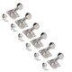 Kluson Revolution F-Mount 191 Ratio Locking Tuners for Fender 6 In-Line Chrome