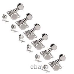 Kluson Revolution F-Mount 191 Ratio Locking Tuners for Fender 6 In-Line Chrome